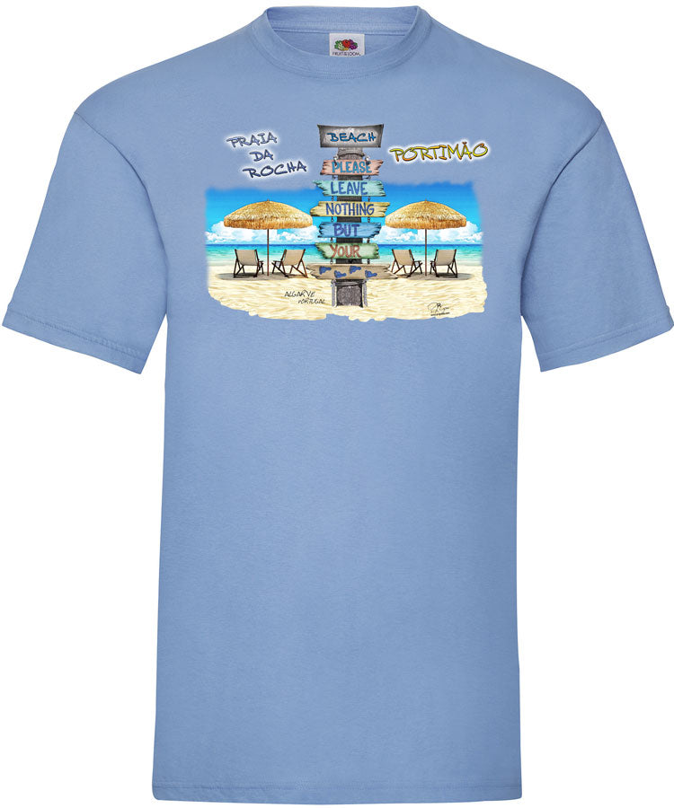 T-shirt Pegadas Praia da Rocha