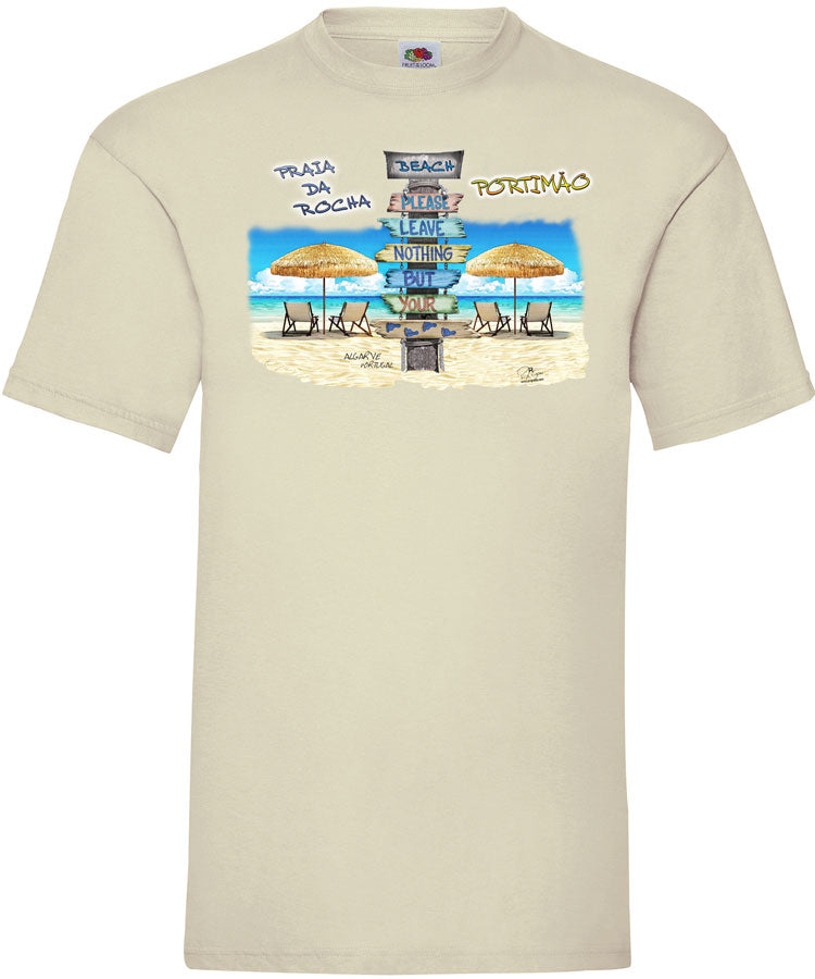 T-shirt Pegadas Praia da Rocha