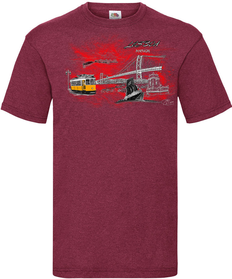 T-shirt Lisboa em Chamas