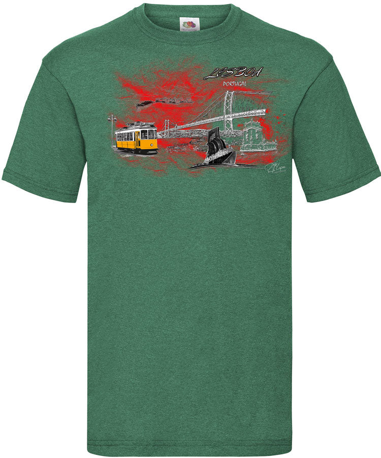 T-shirt Lisboa em Chamas