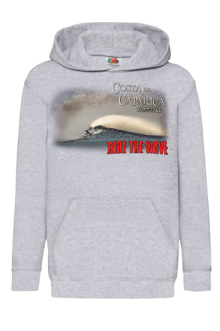Sweatshirt Kids Ride the Wave Costa da Caparica