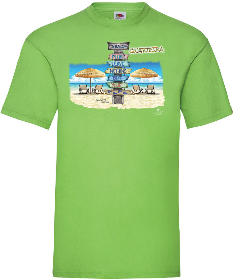 T-shirt Pegadas Quarteira