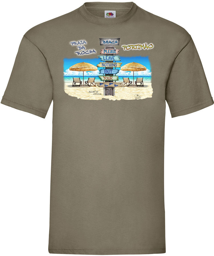 T-shirt Pegadas Praia da Rocha
