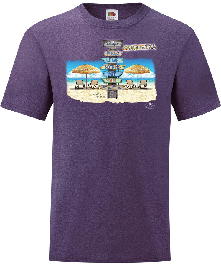 T-shirt Pegadas Quarteira