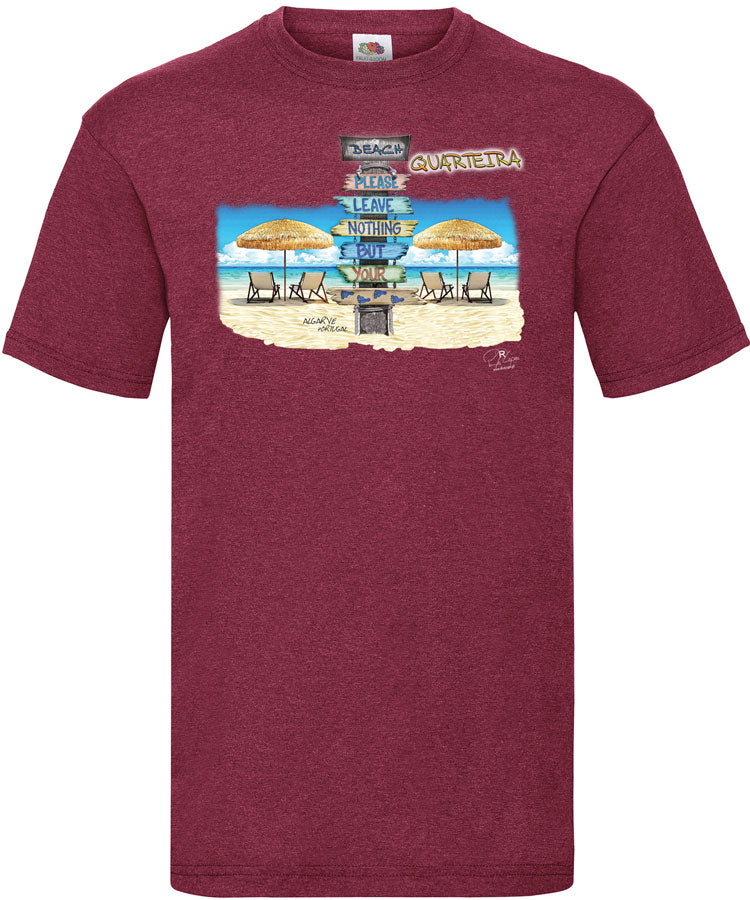 T-shirt Pegadas Quarteira