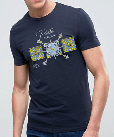T-shirt Trilogia do Azulejo Porto