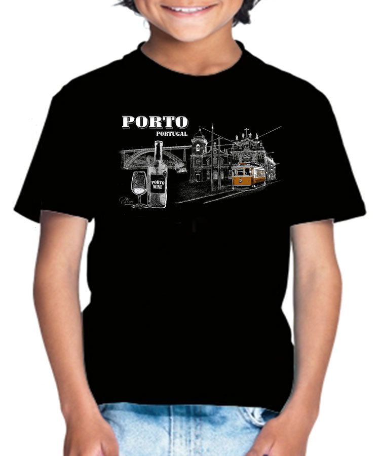T-shirt Kids Monumentos Porto