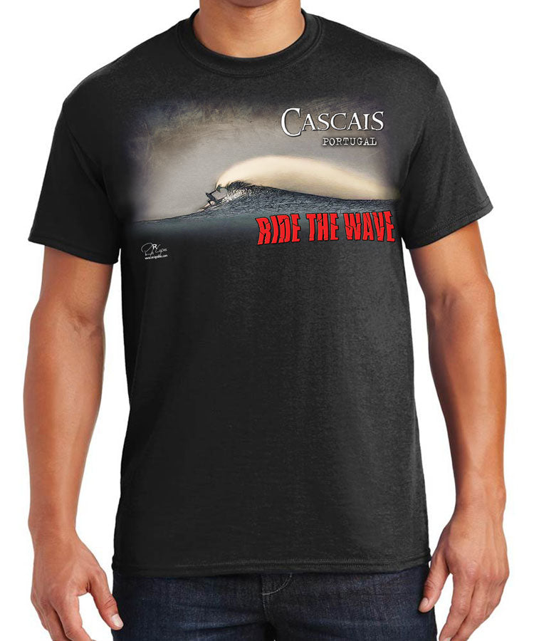 T-shirt Ride the Wave Cascais