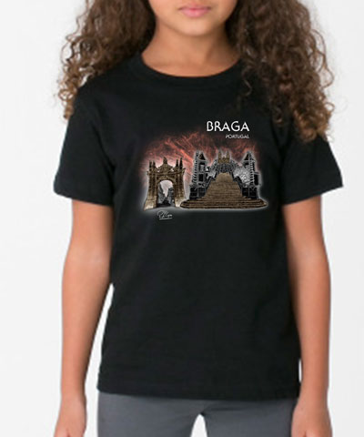 T-shirt Kids Escadaria Braga