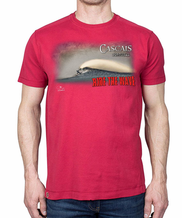 T-shirt Ride the Wave Cascais