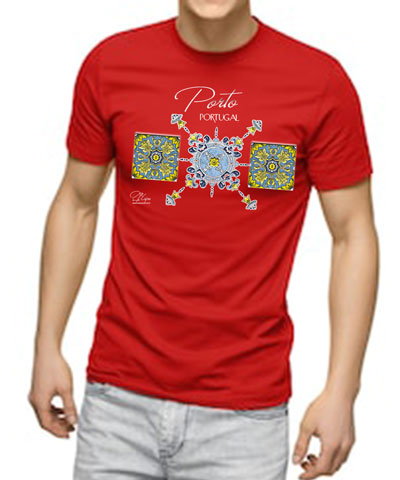 T-shirt Trilogia do Azulejo Porto