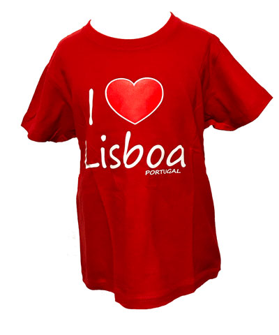 T-shirt Kids I Love Lisboa