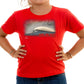 T-shirt Kids Ride the Wave Nazaré