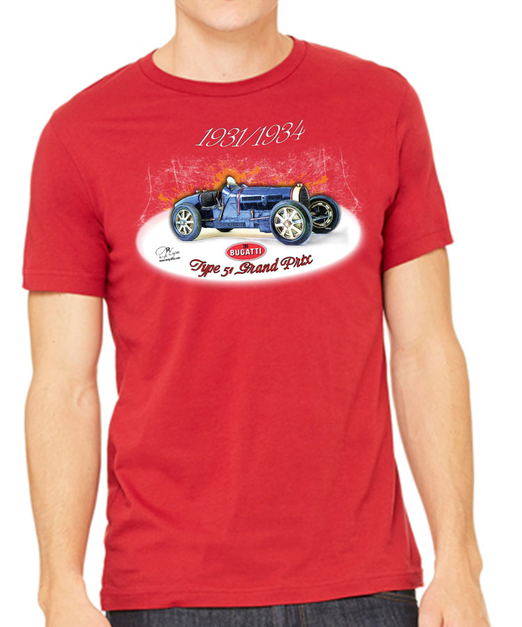 T-shirt Bugatti Type 51