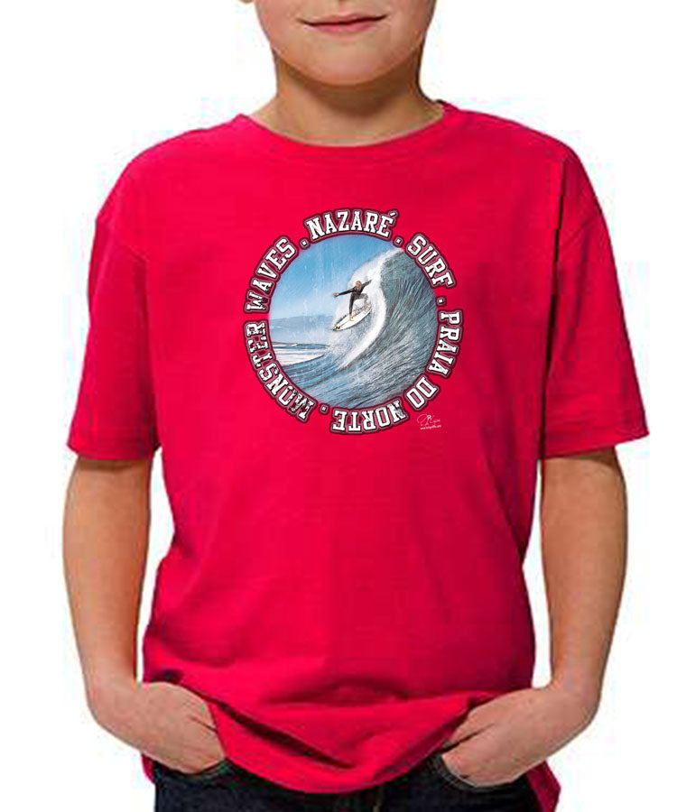 T-shirt Kids Monster Waves 2 Nazaré