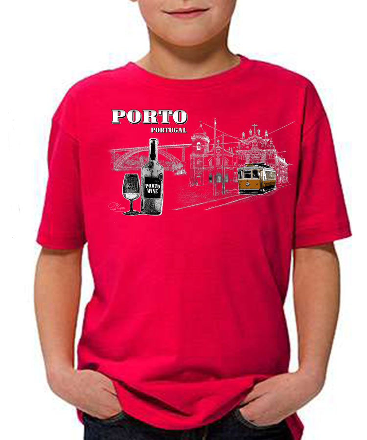 T-shirt Kids Monumentos Porto