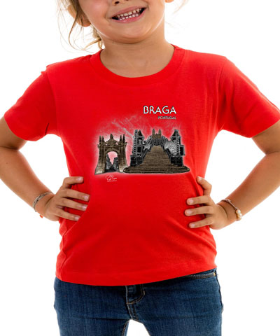 T-shirt Kids Escadaria Braga