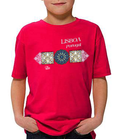 T-shirt Kids Azulejo Árabe Lisboa