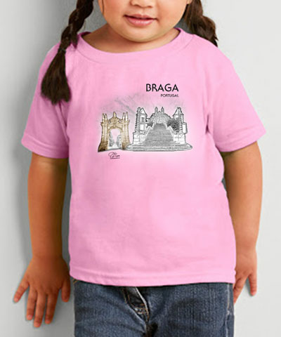 T-shirt Kids Escadaria Braga