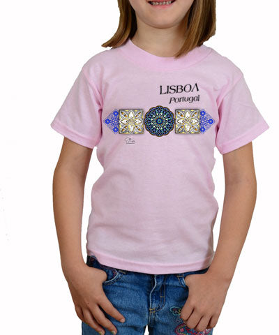 T-shirt Kids Azulejo Árabe Lisboa