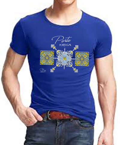 T-shirt Trilogia do Azulejo Porto