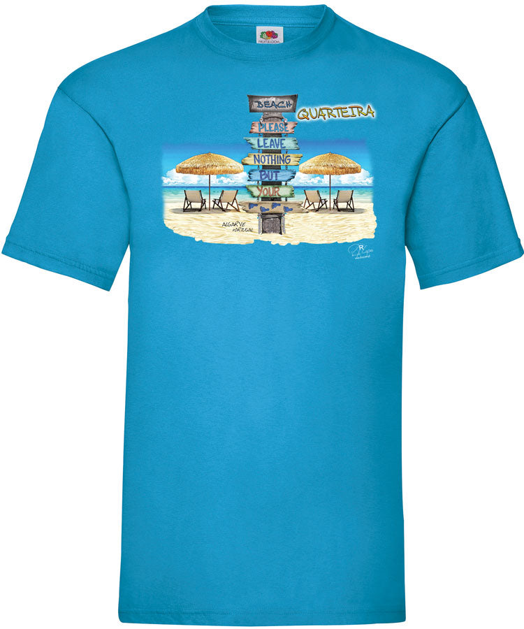 T-shirt Pegadas Quarteira