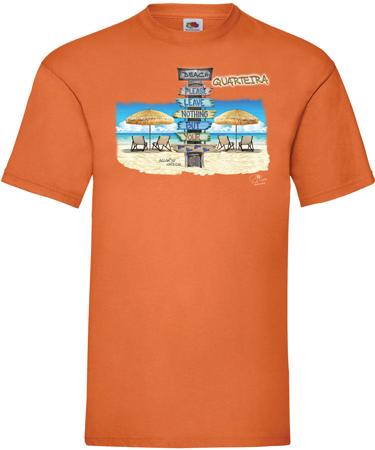 T-shirt Pegadas Quarteira