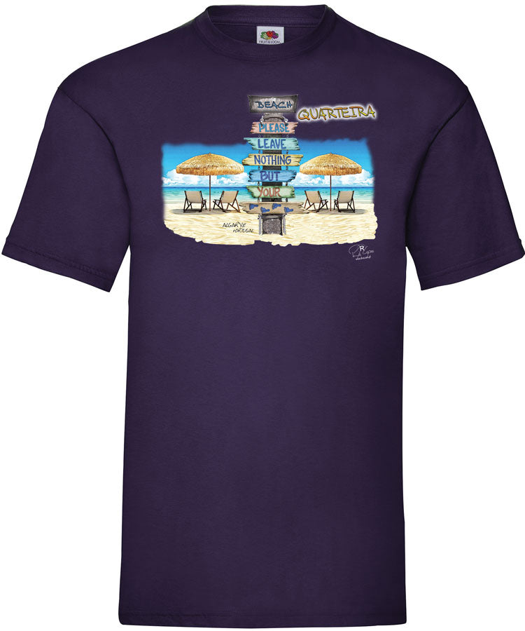 T-shirt Pegadas Quarteira