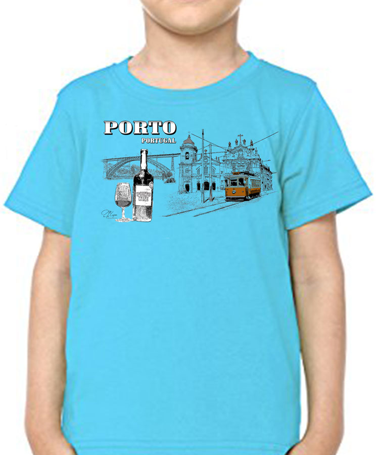T-shirt Kids Monumentos Porto