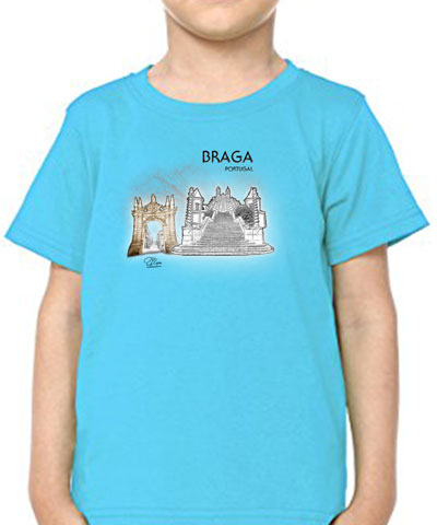 T-shirt Kids Escadaria Braga