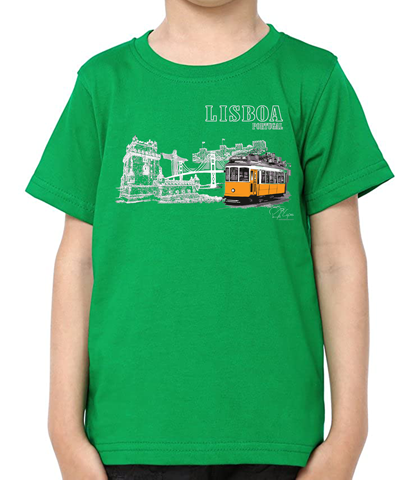 T-shirt Kids Monumentos Lisboa