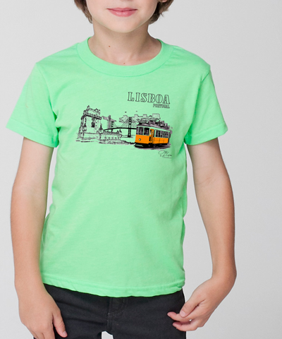 T-shirt Kids Monumentos Lisboa