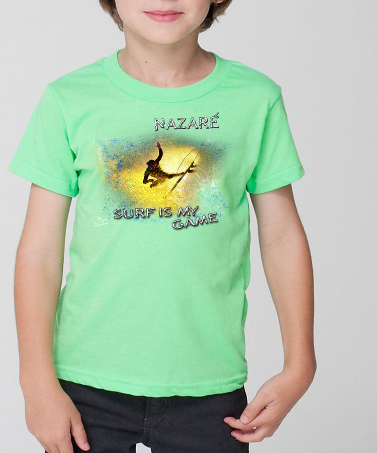 T-shirt Kids Surf is My Game Nazaré