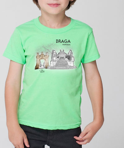 T-shirt Kids Escadaria Braga