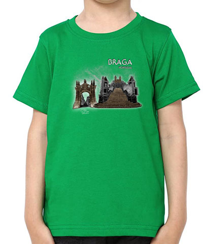 T-shirt Kids Escadaria Braga