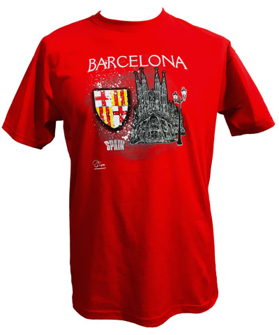 T-shirt Escudo Barcelona