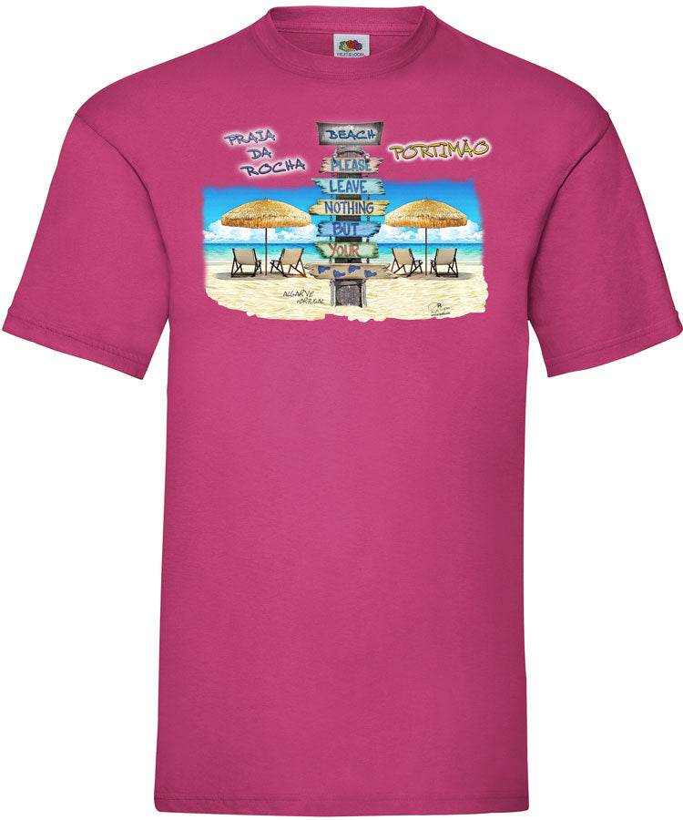 T-shirt Pegadas Praia da Rocha
