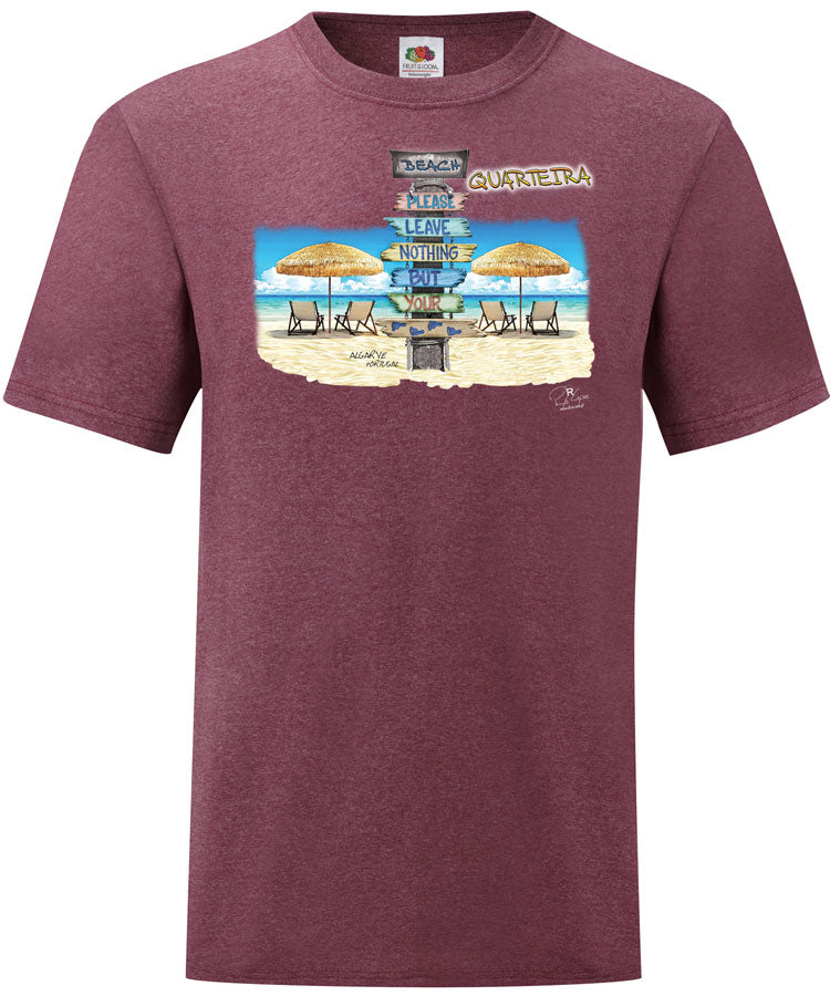 T-shirt Pegadas Quarteira