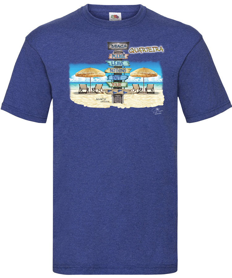 T-shirt Pegadas Quarteira