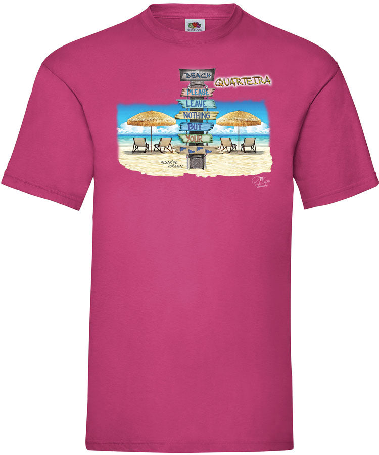 T-shirt Pegadas Quarteira