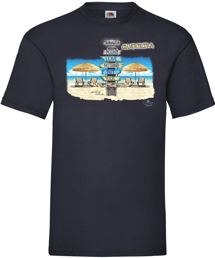 T-shirt Pegadas Quarteira