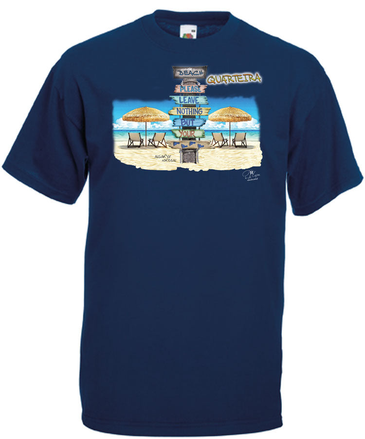 T-shirt Pegadas Quarteira