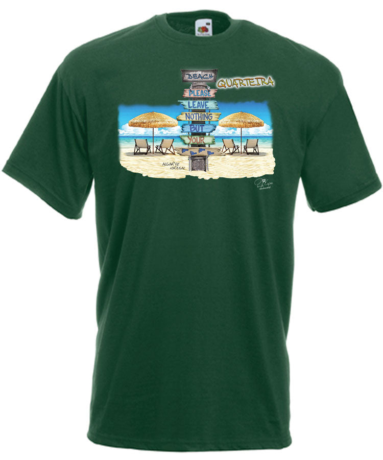 T-shirt Pegadas Quarteira