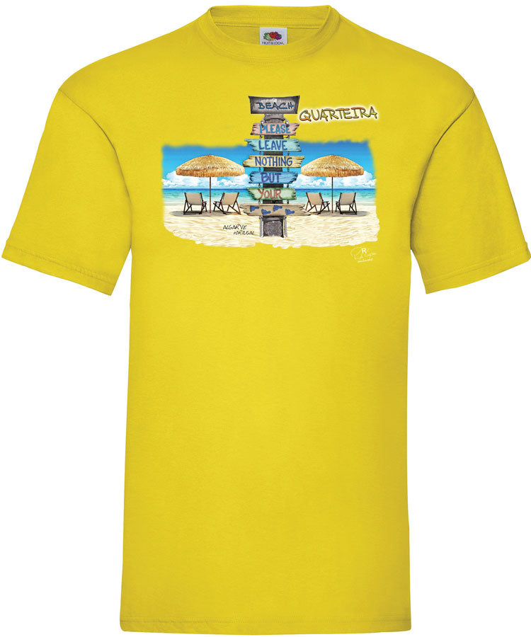 T-shirt Pegadas Quarteira