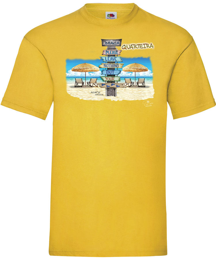 T-shirt Pegadas Quarteira