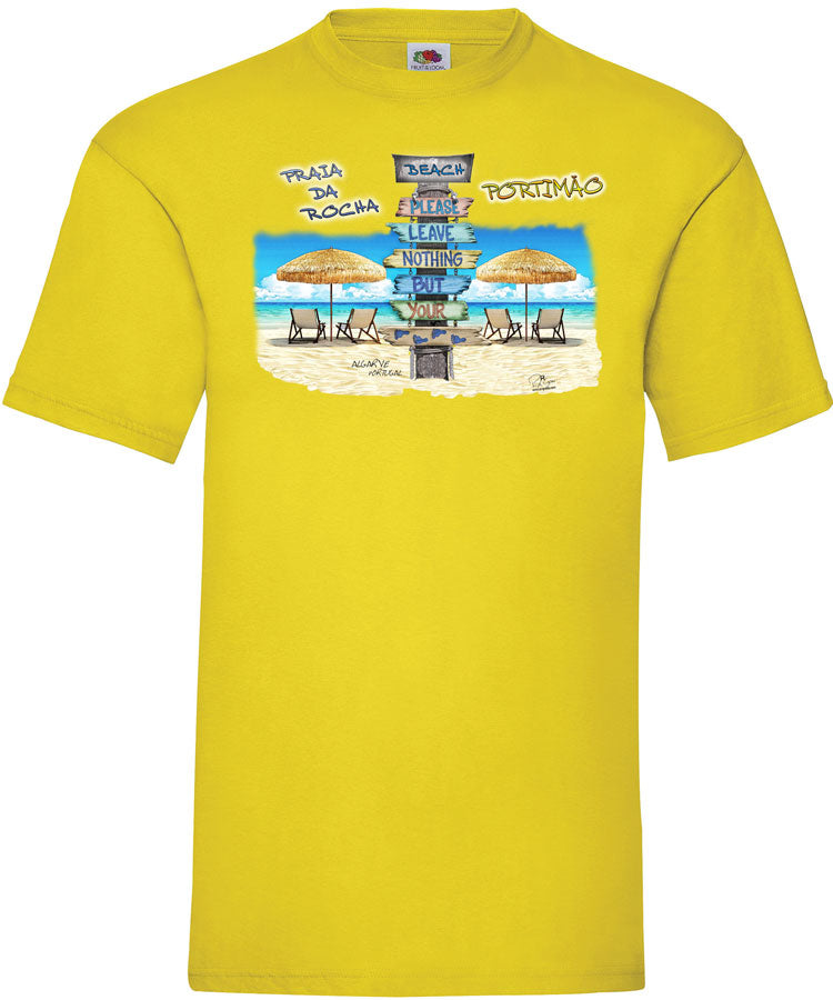 T-shirt Pegadas Praia da Rocha